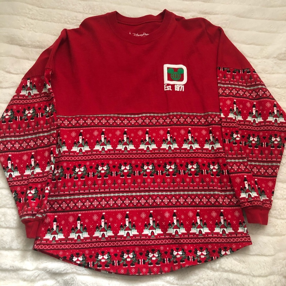 Official Disney parks Christmas spirit jersey
